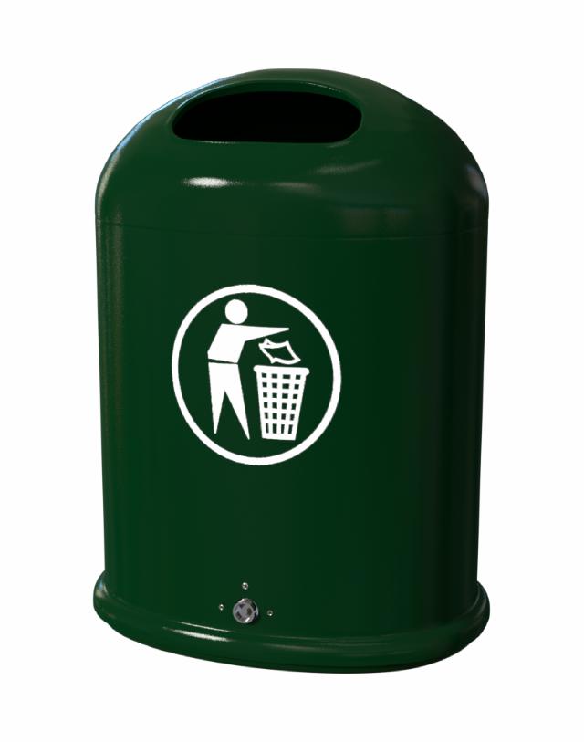 Model 5033 Affaldsbeholder 45 liter Grøn