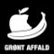 Piktogram Grønt affald 15x15 cm Konturskåret Hvid