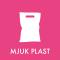 Piktogram Mjuk Plast 12x12 cm Magnetisk Lyserød