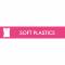 Piktogram Soft plastics 16x3 cm Magnetisk Lyserød