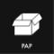 Piktogram Pap 12x12 cm Magnetisk Sort