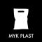 Piktogram Myk plast 12x12 cm Magnetisk Sort