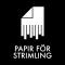 Piktogram Papir för strimling 12x12 cm Magnetisk Sort