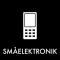 Piktogram Småelektronik 12x12 cm Magnetisk Sort