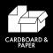 Piktogram Paper & cardboard 12x12 cm Magnetisk Sort