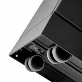 Bica Model 618 Affaldssortering 1x65 + 1x95 Liter Åbne indkast Antracit