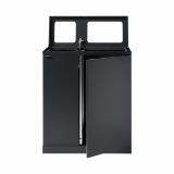 Bica Model 618 Affaldssortering 1x65 + 1x95 Liter Åbne indkast Antracit