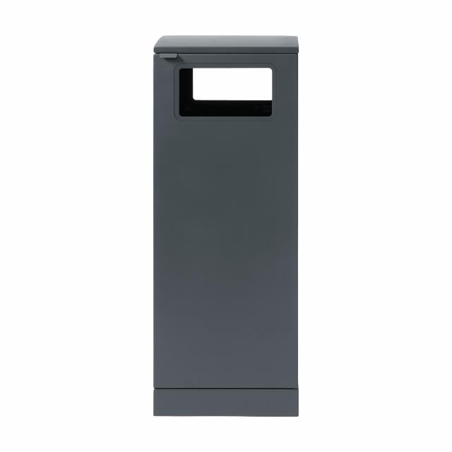 Bica Model 623 Affaldsbeholder 90 liter Lys antracit Dobbelt åbent indkast