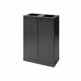 Bica Model 867 Affaldssortering 2x65 liter Åbne indkast Antracit