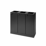 Bica Model 870 Affaldssortering 3x45 liter Åbne indkast Antracit