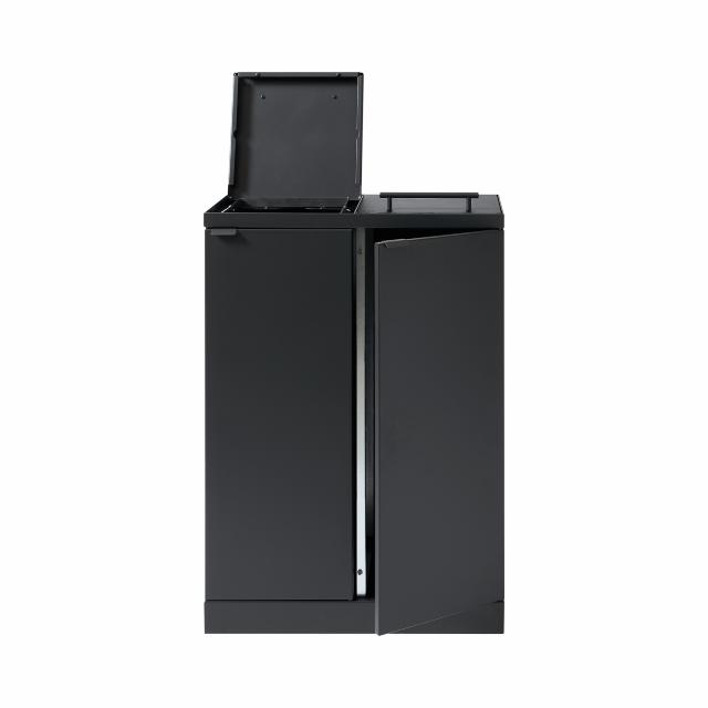 Bica Model 877 Affaldssortering 2x65 liter Løftelåg Antracit
