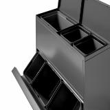 Bica Model 881 Affaldssortering 80 liter Løftelåg/Op til 11 fraktioner Antracit