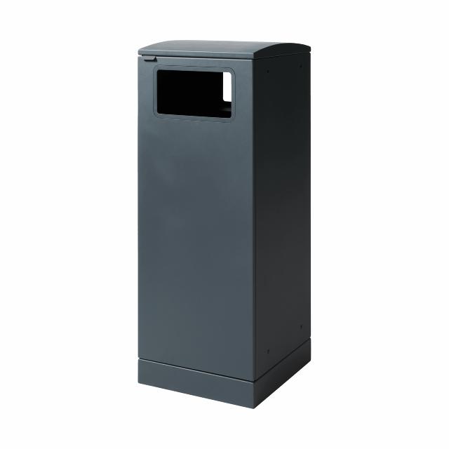 Bica Model 623 Affaldsbeholder 90 liter Lys antracit Dobbelt åbent indkast