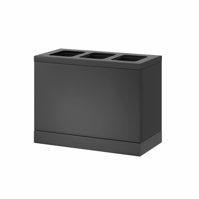 Bica Model 830 Affaldssortering 3x10 liter Åbne indkast Antracit