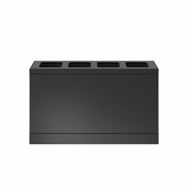 Bica Model 831 Affaldssortering 4x10 liter Åbne indkast Antracit