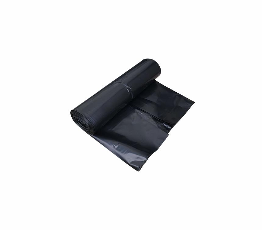 Plastikposer 50 liter LLPDE, virgin Sort