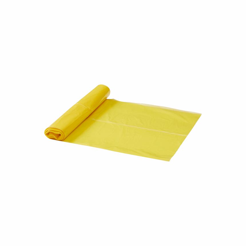 Bica Plastikposer 30 liter LDPE, virgin Gul