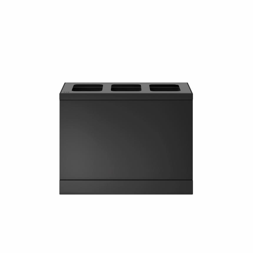 Bica Model 830 Affaldssortering 3x10 liter Åbne indkast Antracit
